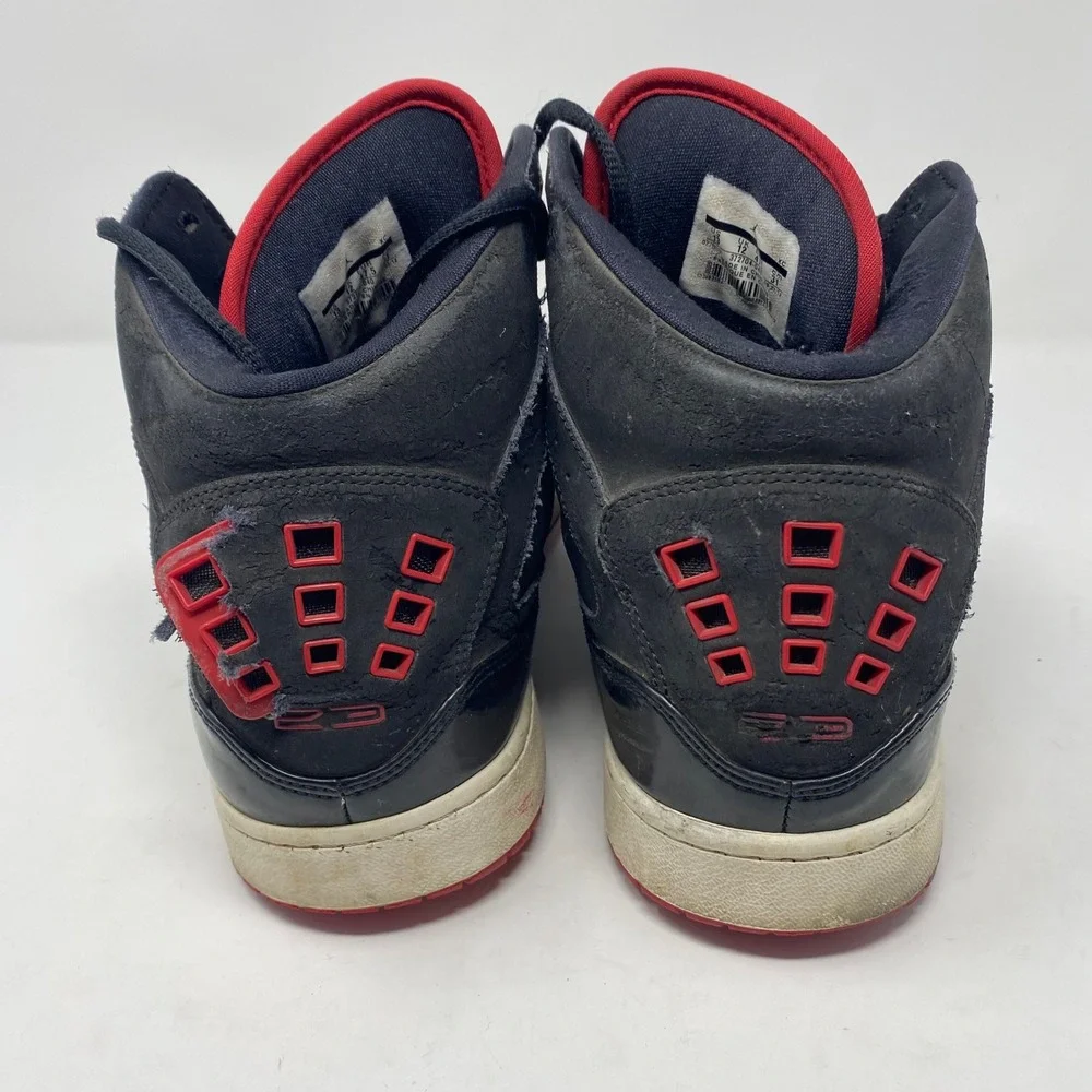 Jordan Flight 45 High Mens Black Red Sneakers 372704-040 Size 13